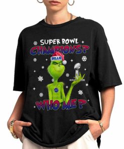 T Shirt Women 0 TSGR04 Grinch Who Me Super Bowl Champions Buffalo Bills T Shirt