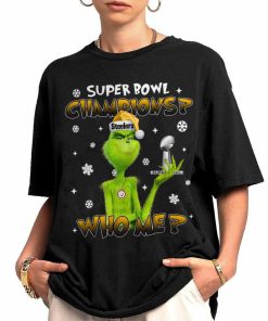 T Shirt Women 0 TSGR27 Grinch Who Me Super Bowl Champions Pittsburgh Steelers T Shirt