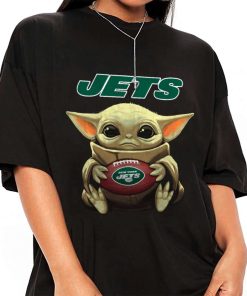 T Shirt Women 1 DSBB25 Baby Yoda Hold Duke Ball New York Jets T Shirt