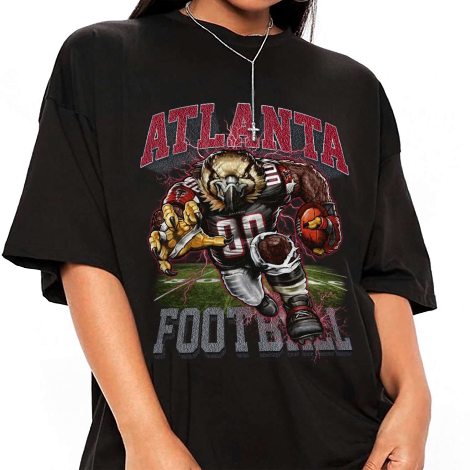 Globus Savant vurdere Freddie Falcon Mascot Atlanta Falcons T-Shirt - Cruel Ball