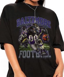 T Shirt Women 1 DSMC08 Poe Mascot Baltimore Ravens T Shirt