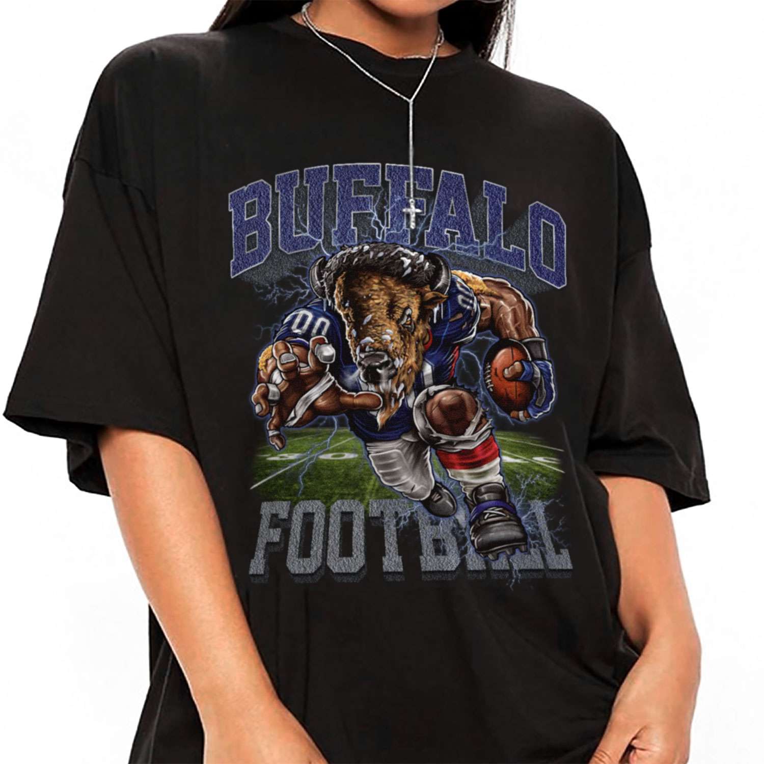 Buffalo Football Sweatshirt Bills Shirts For Women - Happy Place