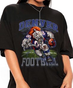 T Shirt Women 1 DSMC14 Miles Horse Mascot Denver Broncos T Shirt
