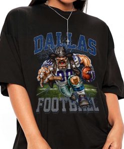 T Shirt Women 1 DSMC15 Rowdy Mascot Dallas Cowboys T Shirt