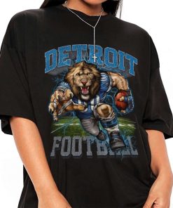T Shirt Women 1 DSMC16 Roary Mascot Detroit Lions T Shirt