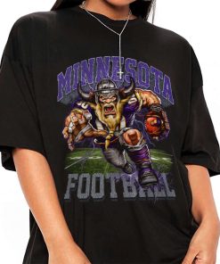 T Shirt Women 1 DSMC24 Viktor Mascot Minnesota Vikings T Shirt