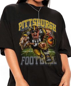T Shirt Women 1 DSMC28 Steely McBeam Mascot Pittsburgh Steelers T Shirt
