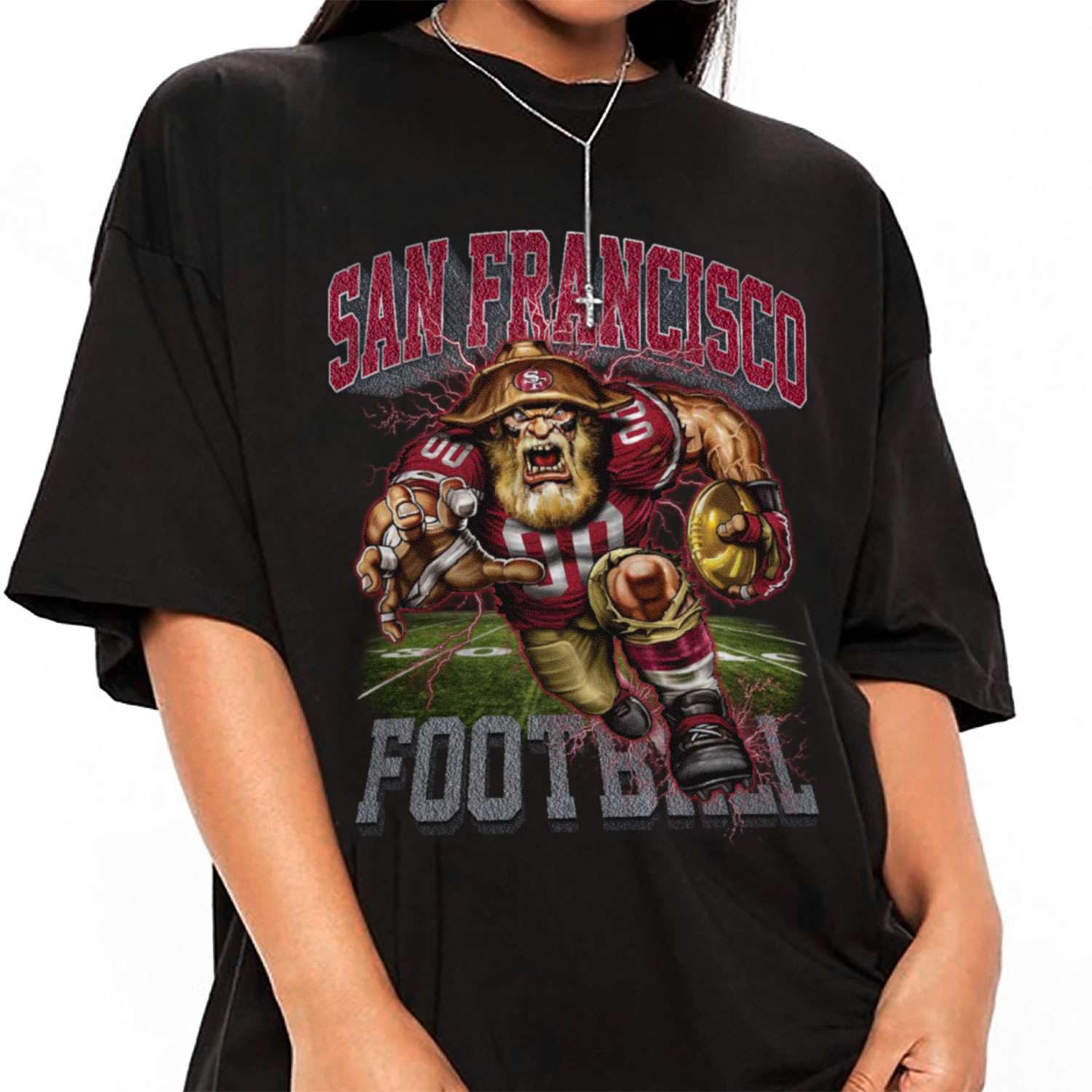 Sourdough Sam Mascot San Francisco 49ers T-Shirt