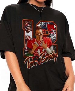 T Shirt Women 1 TSBN105 Tom Brady Vintage Bootleg Style Tampa Bay Buccaneers T Shirt