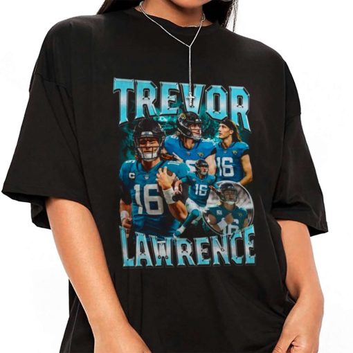 T Shirt Women 1 TSBN111 Trevor Lawrence Vintage Retro Jacksonville Jaguars T Shirt