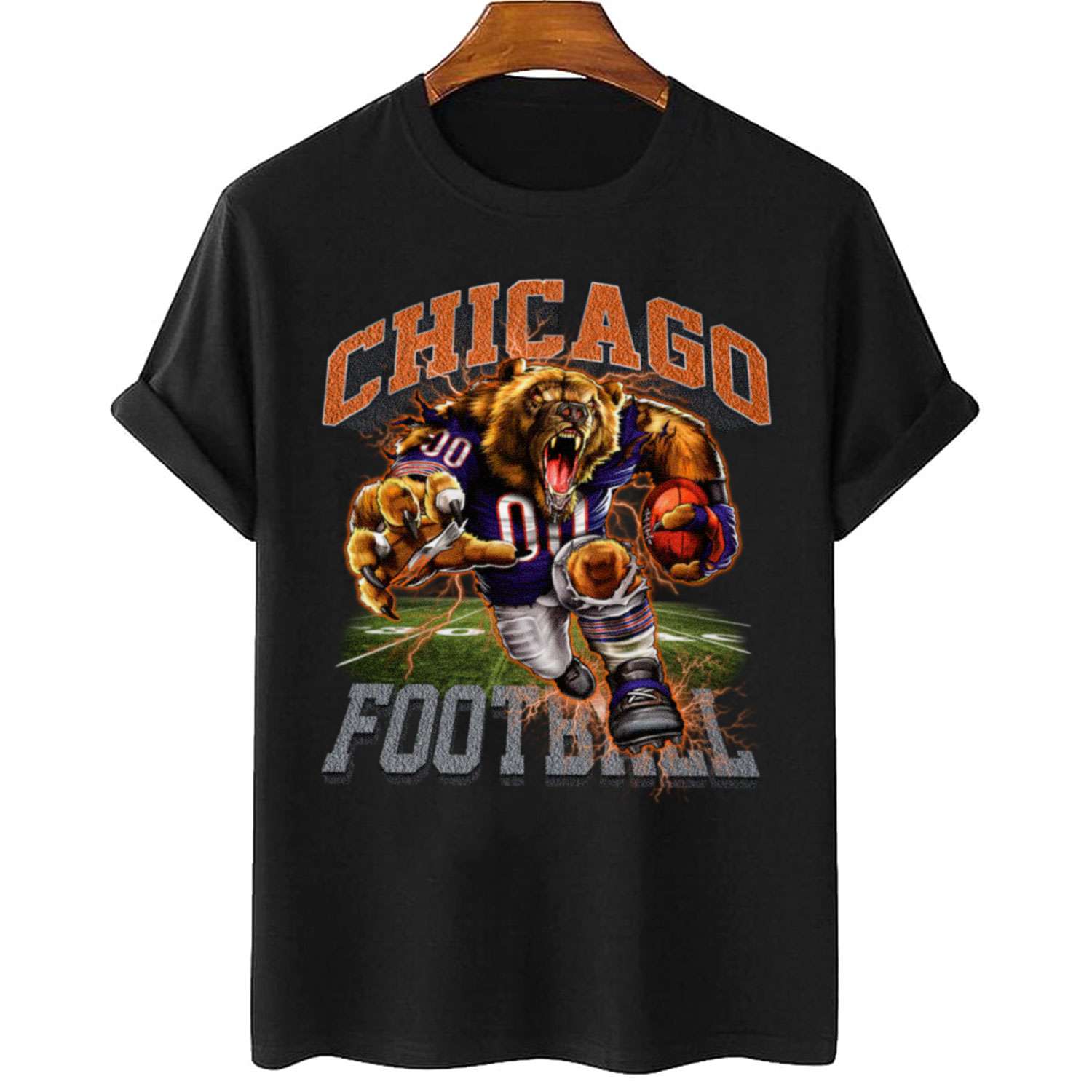 Vintage Bears Mascot - Chicago Bears - T-Shirt