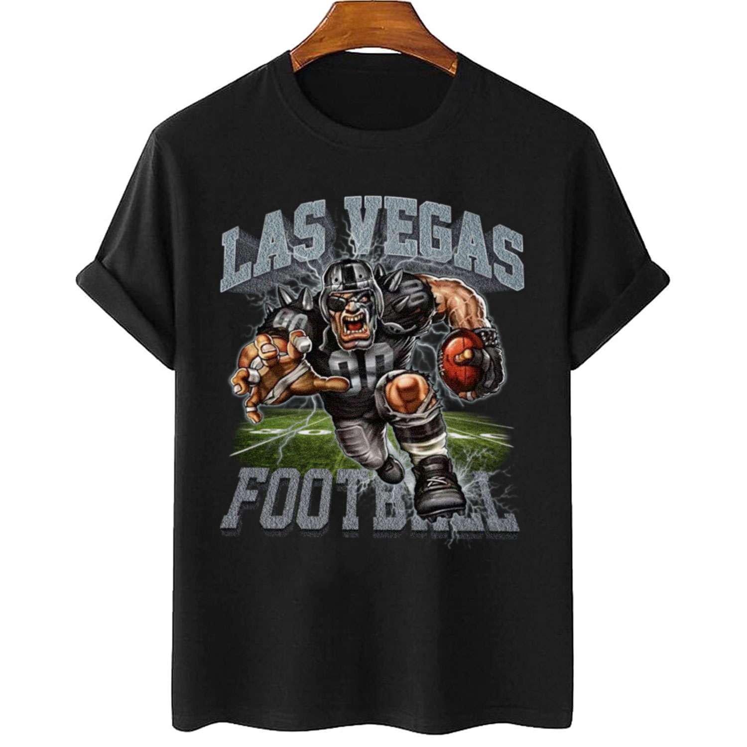 Las Vegas Raiders Road Name & Number T-Shirt - Derek Carr - Mens