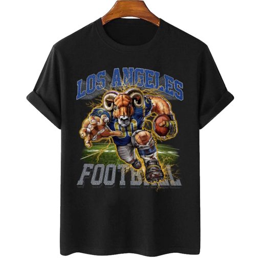 T Shirt Women 2 DSMC23 Rampage Mascot Los Angeles Rams T Shirt
