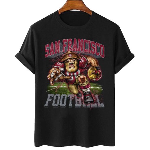 T Shirt Women 2 DSMC29 Sourdough Sam Mascot San Francisco 49ers T Shirt