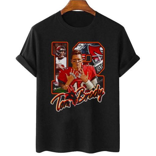 T Shirt Women 2 TSBN105 Tom Brady Vintage Bootleg Style Tampa Bay Buccaneers T Shirt