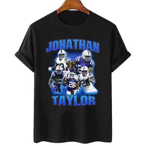 T Shirt Women 2 TSBN106 Jonathan Taylor Vintage Bootleg Style Indianapolis Colts T Shirt