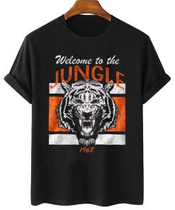 T Shirt Women 2 TSBN113 Welcome To The Jungle Vintage Retro Cincinnati Bengals T Shirt