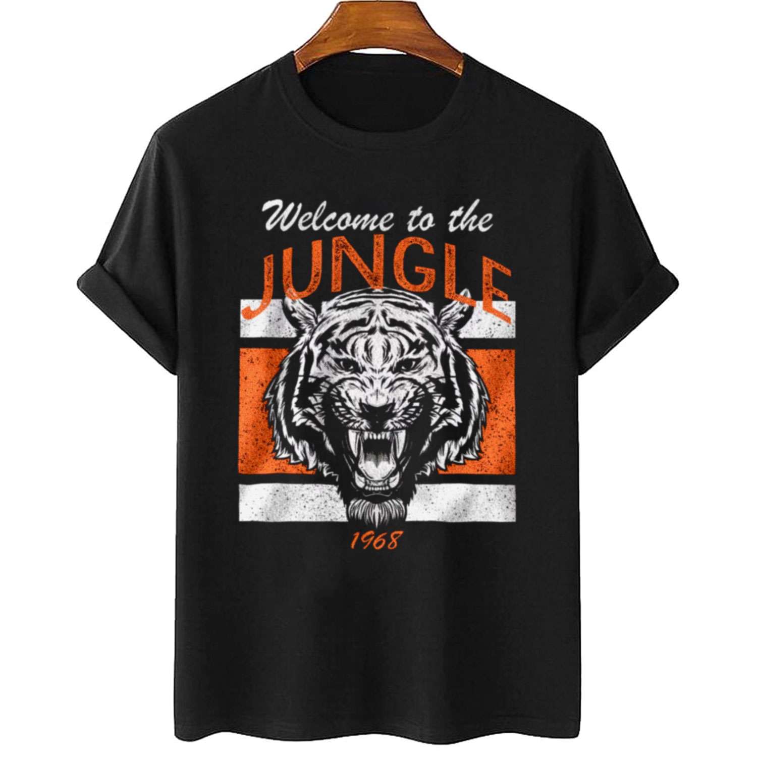 Welcome To The Jungle Vintage Retro Cincinnati Bengals T-Shirt