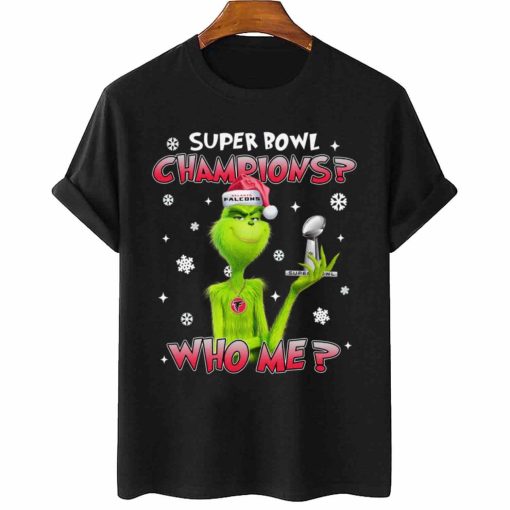 T Shirt Women 2 TSGR02 Grinch Who Me Super Bowl Champions Atlanta Falcons T Shirt