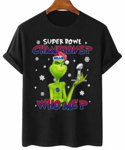 T Shirt Women 2 TSGR04 Grinch Who Me Super Bowl Champions Buffalo Bills T Shirt