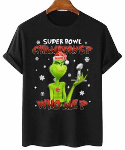 T Shirt Women 2 TSGR08 Grinch Who Me Super Bowl Champions Cleveland Browns T Shirt