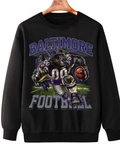 T Sweatshirt Hanging DSMC08 Poe Mascot Baltimore Ravens T Shirt