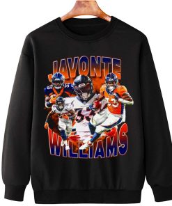 T Sweatshirt Hanging TSBN102 Javonte Williams Vintage Bootleg Style Denver Broncos T Shirt