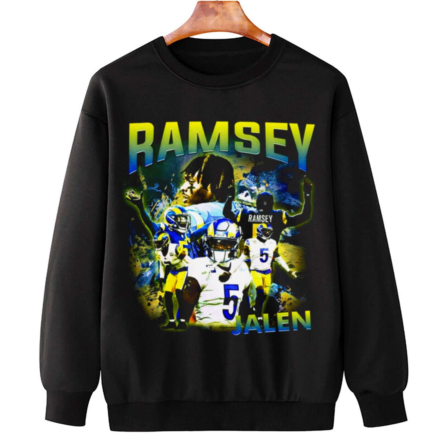 Jalen Ramsey Vintage Bootleg Style Los Angeles Rams T-Shirt