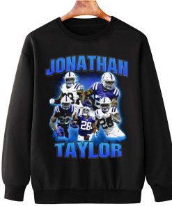 T Sweatshirt Hanging TSBN106 Jonathan Taylor Vintage Bootleg Style Indianapolis Colts T Shirt