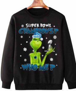 T Sweatshirt Hanging TSGR05 Grinch Who Me Super Bowl Champions Carolina Panthers T Shirt
