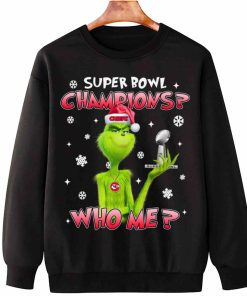 T Sweatshirt Hanging TSGR16 Grinch Who Me Super Bowl Champions Kansas City Chiefs T Shirt