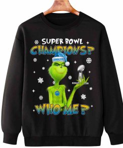 T Sweatshirt Hanging TSGR18 Grinch Who Me Super Bowl Champions Los Angeles Chargers T Shirt