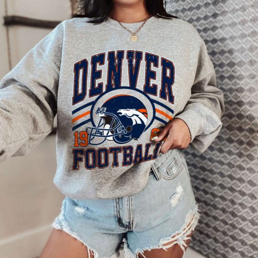 T Sweatshirt Women 0 DSHLM10 Vintage Sunday Helmet Football Denver Broncos T Shirt