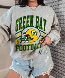 T Sweatshirt Women 0 DSHLM12 Vintage Sunday Helmet Football Green Bay Packers T Shirt