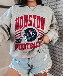 T Sweatshirt Women 0 DSHLM13 Vintage Sunday Helmet Football Houston Texans T Shirt