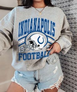 T Sweatshirt Women 0 DSHLM14 Vintage Sunday Helmet Football Indianapolis Colts T Shirt