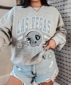 T Sweatshirt Women 0 DSHLM17 Vintage Sunday Helmet Football Las Vegas Raiders T Shirt