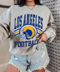 T Sweatshirt Women 0 DSHLM19 Vintage Sunday Helmet Football Los Angeles Rams T Shirt