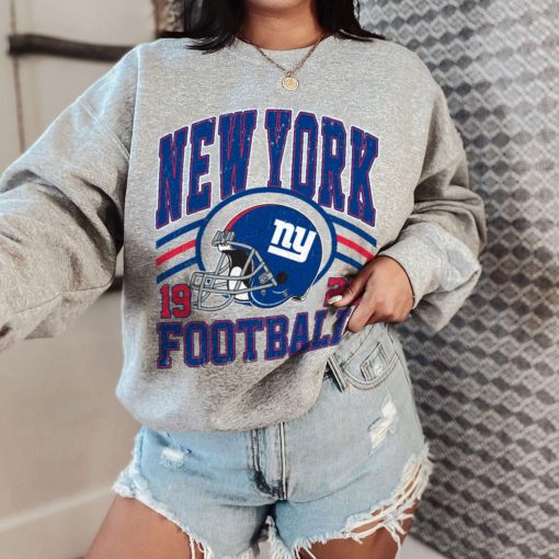T Sweatshirt Women 0 DSHLM24 Vintage Sunday Helmet Football New York Giants T Shirt