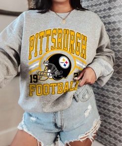 T Sweatshirt Women 0 DSHLM27 Vintage Sunday Helmet Football Pittsburgh Steelers T Shirt