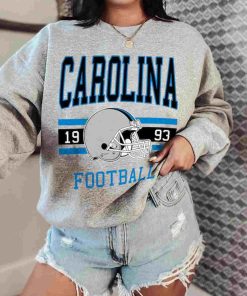 T Sweatshirt Women 0 TS0116 Carolina Football Vintage Crewneck Sweatshirt Carolina Panthers 1