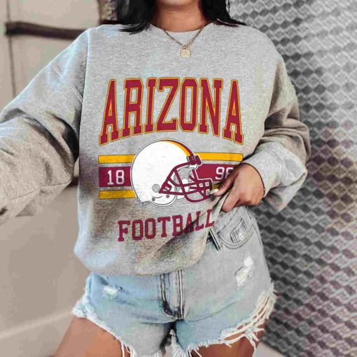 T Sweatshirt Women 0 TS0120 Arizona Football Vintage Crewneck Sweatshirt Arizona Cardinals