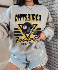 T Sweatshirt Women 0 TS0202 Pittsburgh Helmets NFL Sunday Retro Pittsburgh Steelers T Shirt