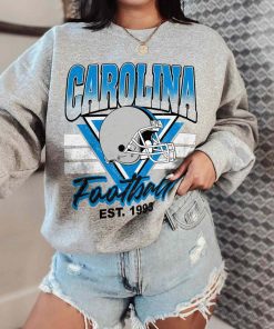 T Sweatshirt Women 0 TS0211 Carolina Helmets NFL Sunday Retro Carolina Panthers T Shirt