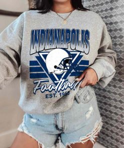 T Sweatshirt Women 0 TS0213 Indianapolis Helmets NFL Sunday Retro Indianapolis Colts T Shirt