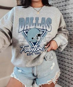 T Sweatshirt Women 0 TS0217 Dallas Helmets NFL Sunday Retro Dallas Cowboys T Shirt