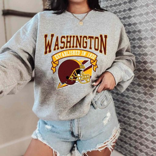 T Sweatshirt Women 0 TS0313 Washington Established In 1978 Vintage Football Team Washington Commander T Shirt