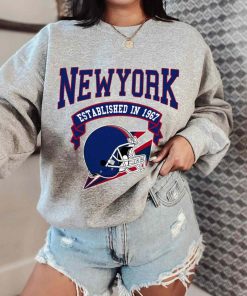 T Sweatshirt Women 0 TS0315 New York Established In 1967 Vintage Football Team New York Giants T Shirt