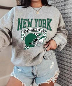 T Sweatshirt Women 0 TS0316 New York Established In 1960 Vintage Football Team New York Jets T Shirt