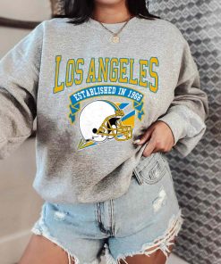 T Sweatshirt Women 0 TS0323 Los Angeles Established In 1966 Vintage Football Team Los Angeles Chargers T Shirt